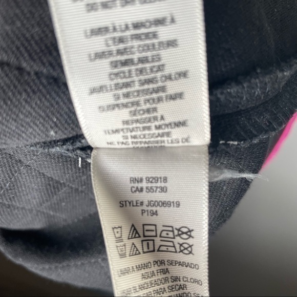RARE Juicy Couture Pitch Black Dress W/Contrast Size 4 Style #JG006919 - Picture 12 of 12